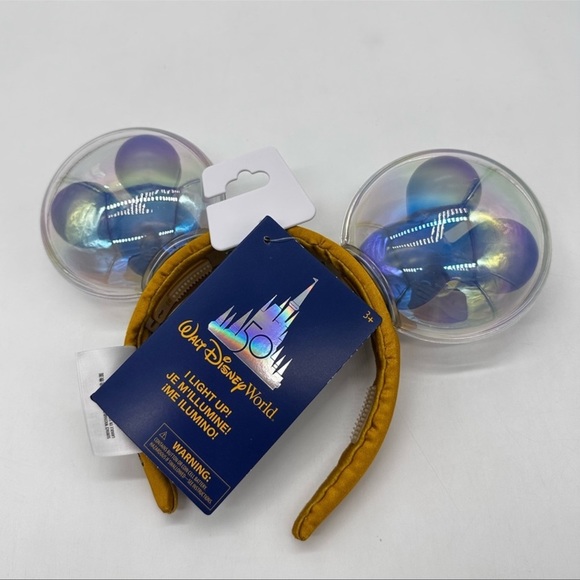 Cinderella Castle 50th Anniversary Mickey Balloon Light Up Headband by Disney - Picture 3 of 4